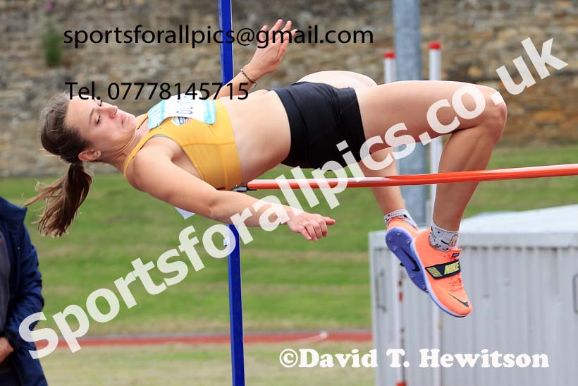 Womens Heptathlon High Jump, 2024 EAP International Combined events, Hewcham, Northumberland.  Photo: David T. Hewitson/Sports for All Pics